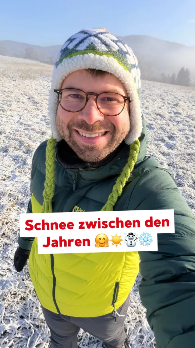 ❄️ Schnee zwischen den Jahren hier im Vorspessart 🤗☃️ Wünsche euch einen tollen Schneetag bei Kaiserwetter ☀️ #sailauf #landkreisaschaffenburg #spessart