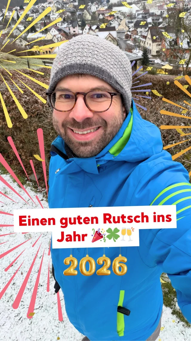 🍀 Ich wünsche euch allen einen guten Rutsch ins neue Jahr und einen tollen Start 2026, vor allem viel Gesundheit! 🎉✨🥂 #2026 #silvester #neujahr #aschaffenburg #sailauf
