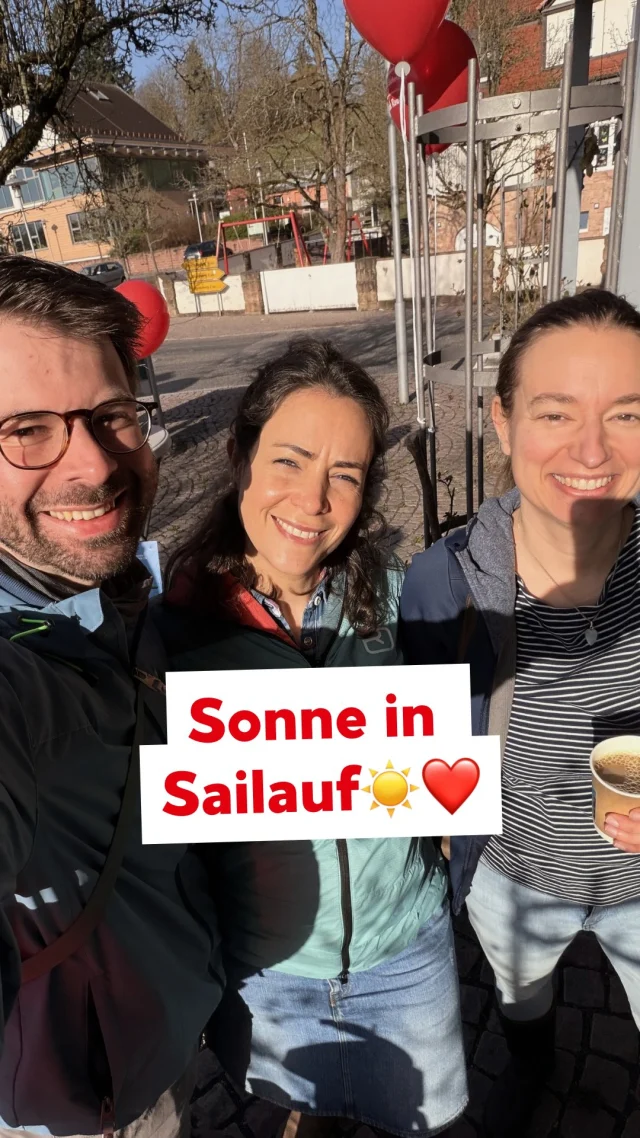 ☀️ Waffeln und Kaffee am Morgen bei knalligem Sonnenschein heute in Sailauf ❤️🫶🎈 #sailauf #landkreisaschaffenburg